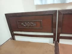 2 single bed without mattress for sale neat and clean condition