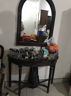 console and mirror for sale