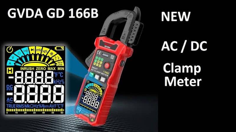 GVDA GD166B Digital Smart Clamp Multimeter, The world best femous. 0