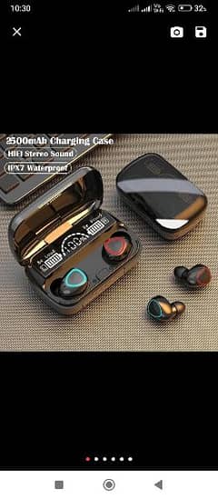 M10 TWS Bluetooth headphone 3500 mAh Charger with box