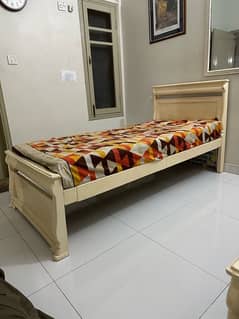single bed pair with mattress for sale