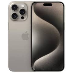 iPhone 15 Pro Natural Titanium 256GB (Non-PTA) factory unlocked