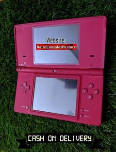PINK Colour Nintendo DSi - DS - 7k+ Games Charger Stylus Included