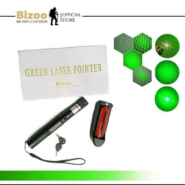 Laser Pointer Pen Green Light, Presentation Tool with 1