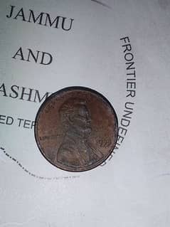 one cent antique coin