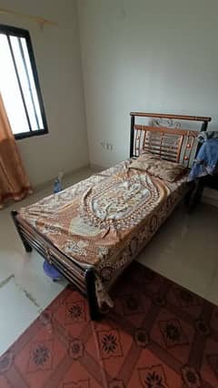 Single Bed with Mattress in Gulshan e Iqbal