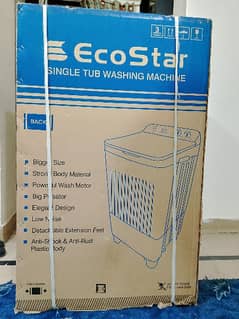 Eco star single tub washing machine for sale (New)