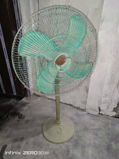Stand fan in running condition