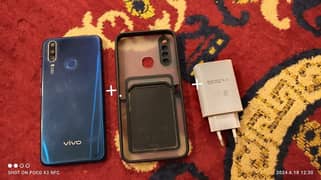 Vivo y15 4/64 gb charger with cover with phone all ok 10/8 condition