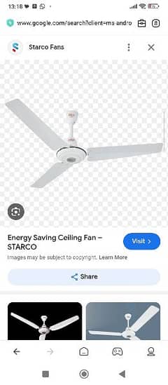 Starco Energy Efficient Ceiling Fan for Sale