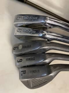 Golf kit iron and woods