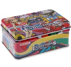 POKEMON TIN BOX (AROUND 50 CARDS) NEW