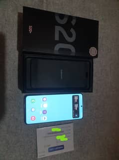 S20 Plus Official pta approved. Dual Sim. Full Box.