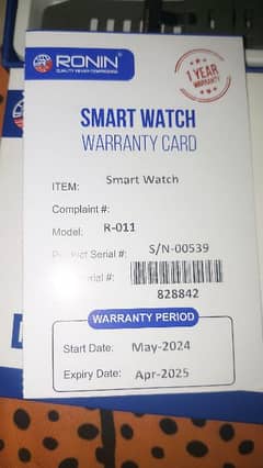 smart watch Ronin 011 new