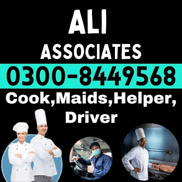 trust worthy staff cook,maids,driver,helper,couple 1