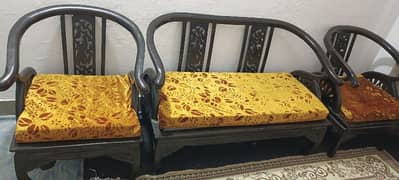 wooden sofa 4 seater