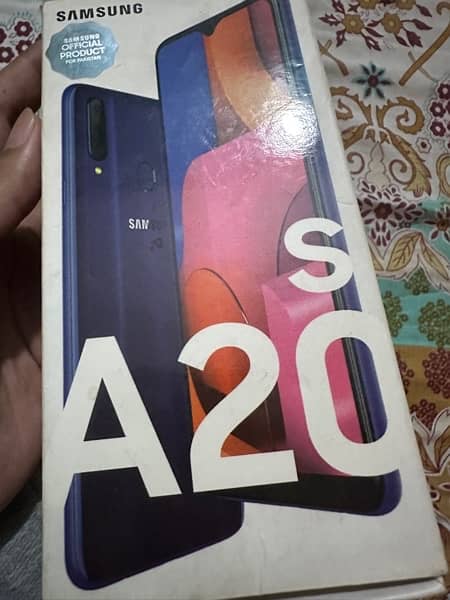 Samsung Galaxy A20s with original box and charger PTA approved 0