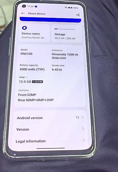 OnePlus Nord 2 Non PTA 12gb and 256gb. Pubg King 90Fps 1