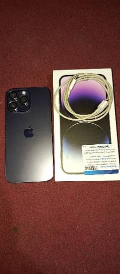 Iphone 14 Pro Max 256GB deep purple Non PTA