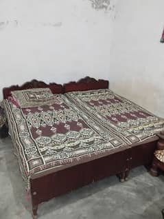Double Bed with mattess for sale