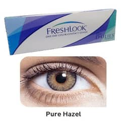 New Hazel Pure Green Colour Eye Contact lenses 1Pair