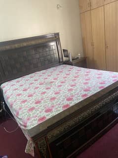 bed,two side tables and dressing for sale
