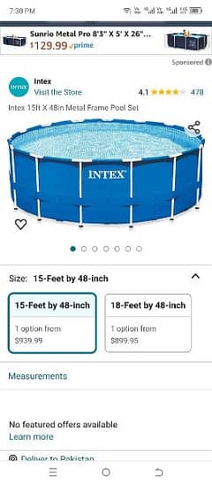 Intex swimming pool 0