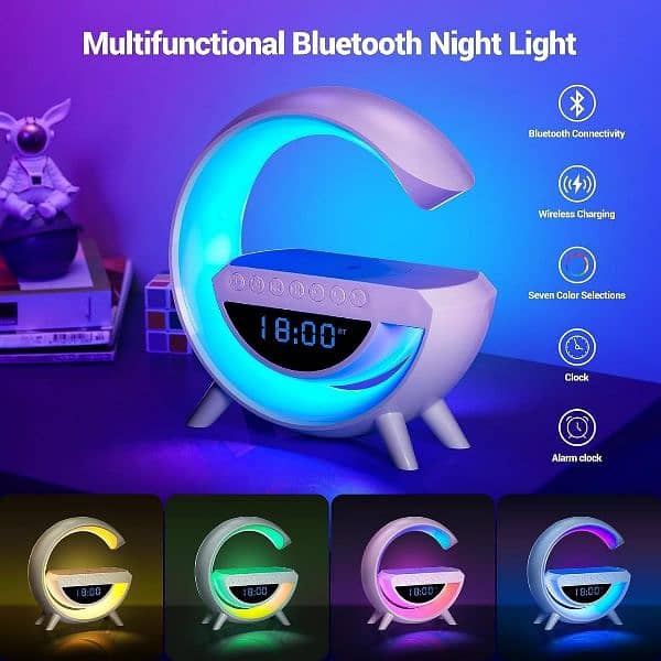 BT3401 LED WIRELESS PHONE CHARGER BLUETOOTH SPEAKER 0