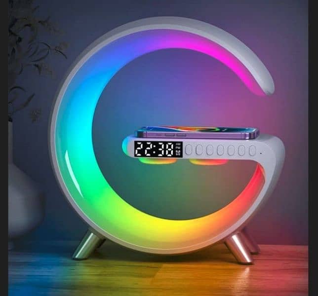 BT3401 LED WIRELESS PHONE CHARGER BLUETOOTH SPEAKER 1