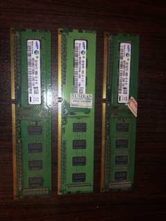 (DDR 3 PC3) (6 GB RAM) (2GBx3) Samsung