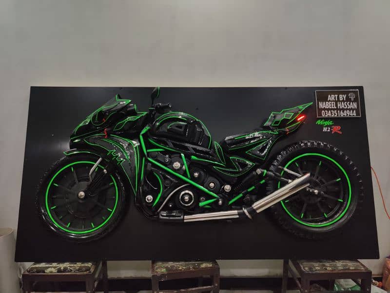 Kawasaki H2R model for shop and cafe 2