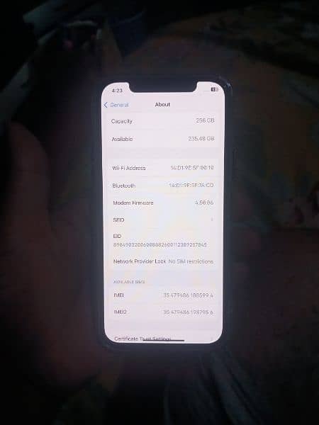 iphone 12 pro 256GB Non PTA 2 Month sim time Factory Unlock 81% Health 7