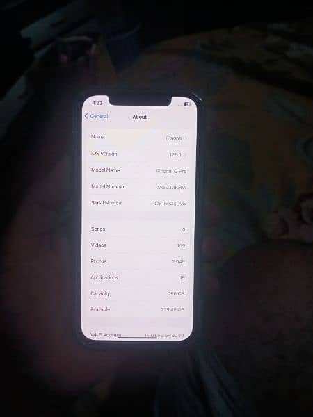 iphone 12 pro 256GB Non PTA 2 Month sim time Factory Unlock 81% Health 8