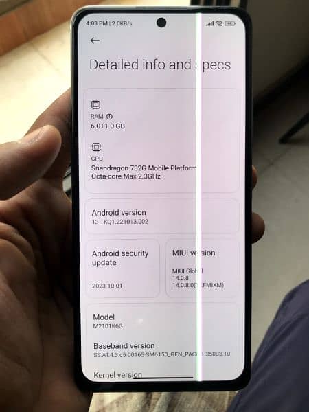 redmi note 10 pro.  pta approved 7
