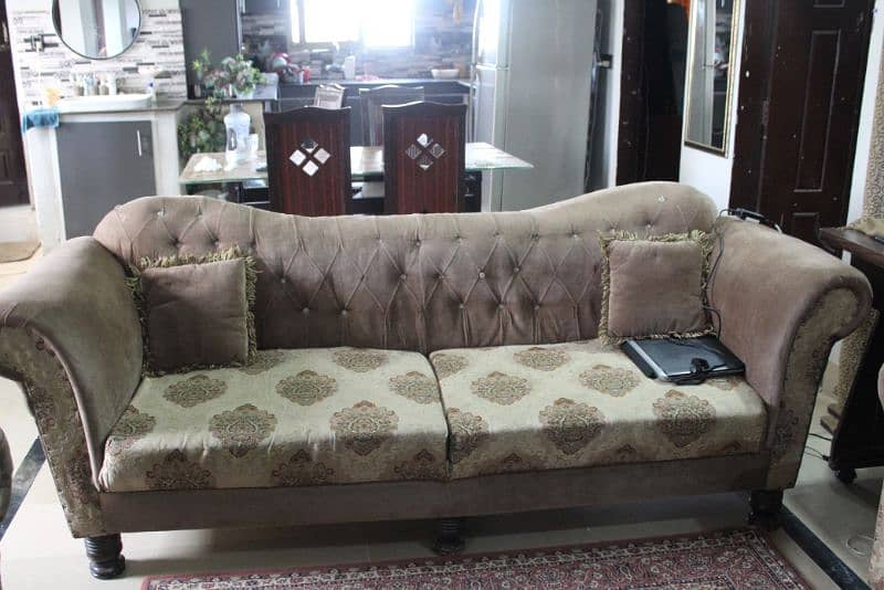 7 seater sofa set with center table 2