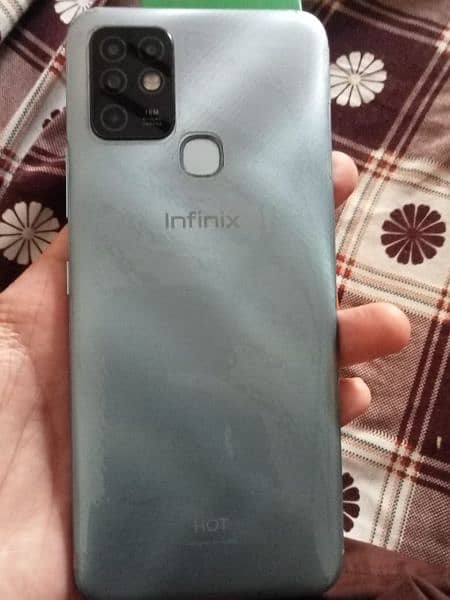 Infinix Hot 10 || 4/64 G70 With Box Charger || Mobile Phone 8