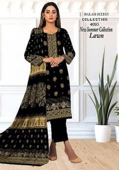 Shahin Star Classic Lawn Unstitch 3piece New Summer Collection