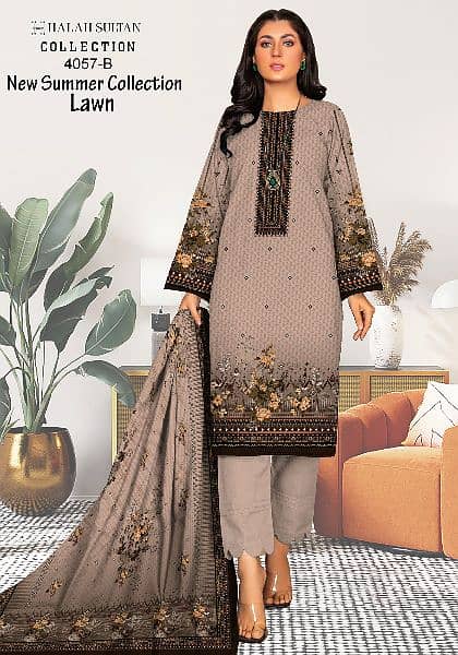 Ladies Dress / Casual Dress / Lawn Dress / 3Pc Suit / Unstich Dress 9