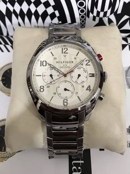 HILFIGER-NEW ORIGINAL WATCH-SEIKO-RADO-OMEGA-ROLEX-TISSOT-ARMANI 0