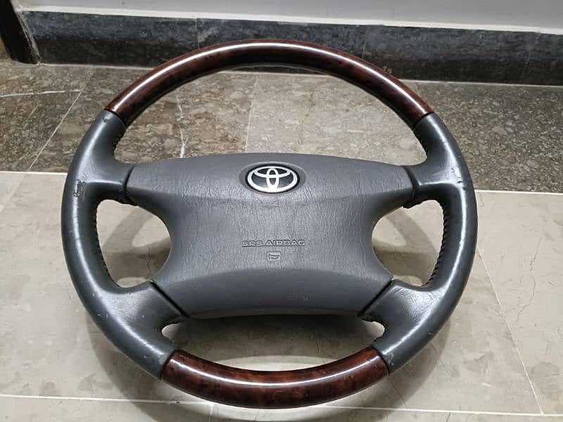 Toyota Genuine Steering Wheel Wooden 0