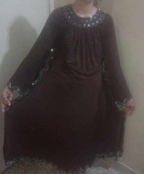 brown abaya 1