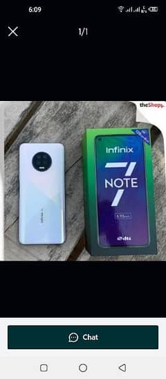infinix note 7 6/128