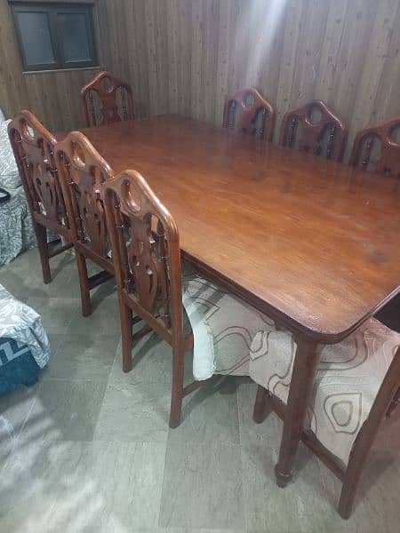 Like new pure woden dining table 5