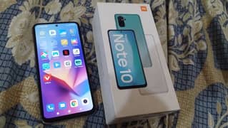hello I am selling my redmi note 10 seat and box pack set 4 GB ram 128