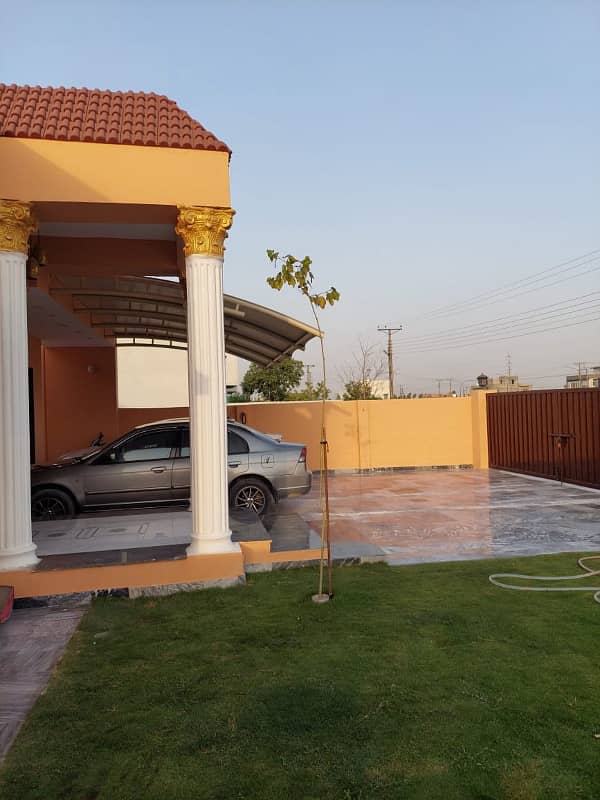 1 Kanal Brand New House For sale in Chinar Bagh Raiwind Road Lahore Shaheen Block with Soler 15Kv 0