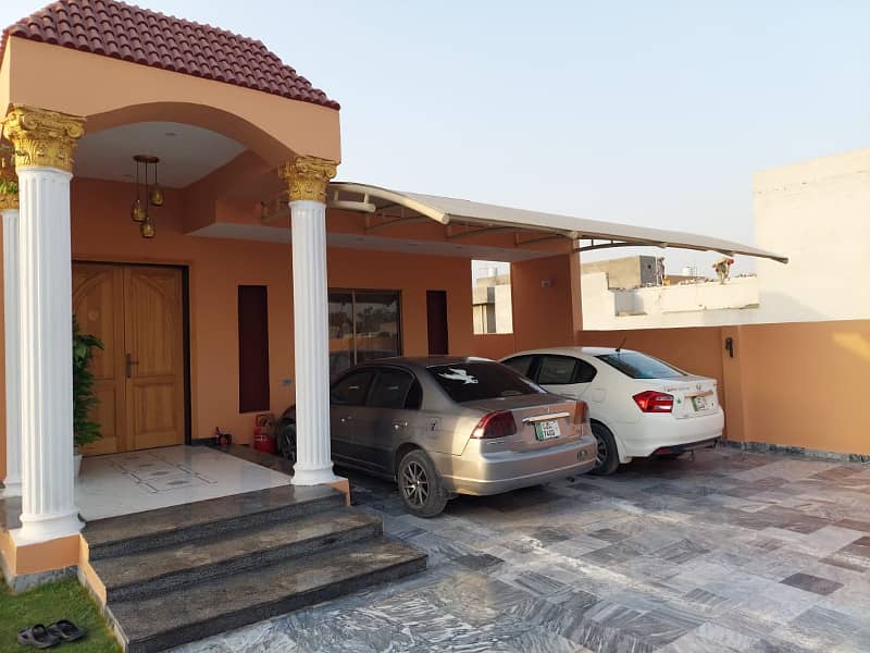1 Kanal Brand New House For sale in Chinar Bagh Raiwind Road Lahore Shaheen Block with Soler 15Kv 2