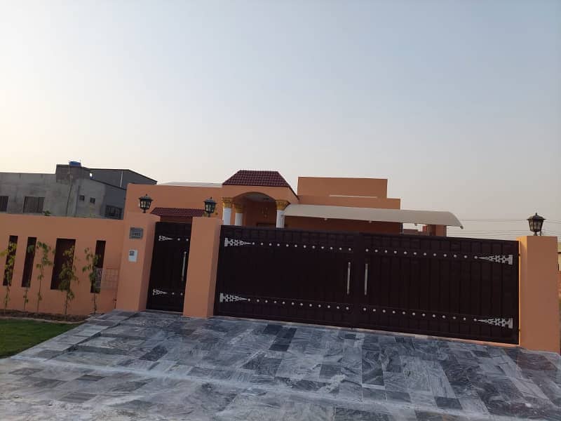 1 Kanal Brand New House For sale in Chinar Bagh Raiwind Road Lahore Shaheen Block with Soler 15Kv 11