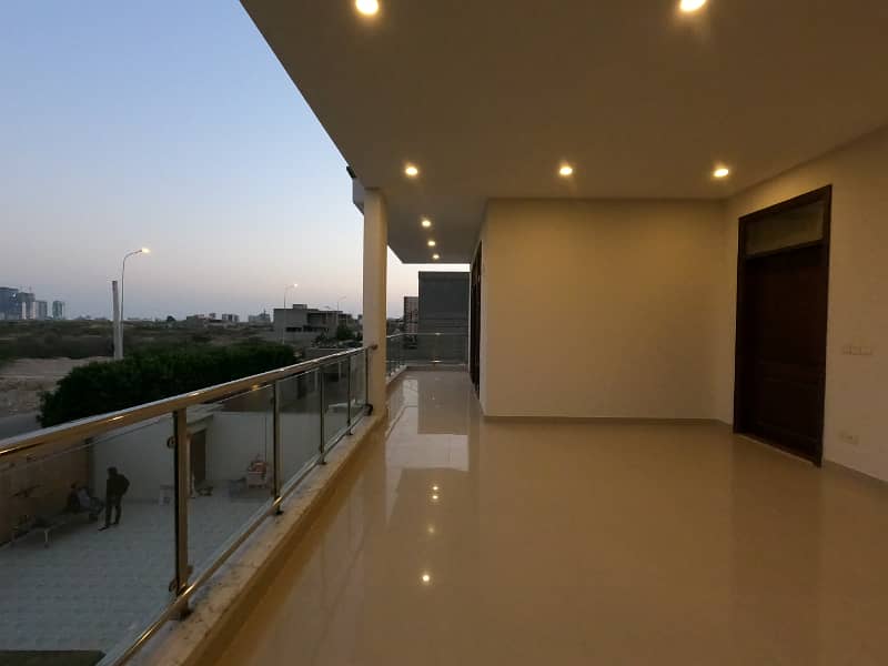 An Exquisite Opportunity To Own Luxurious BrandNew 1000 Sqyd Bungalow On Prime Location of Dha Ph 8 | 6 Beds Designed Meticulous Attention To Detail | Gym Theatre In Basement 24