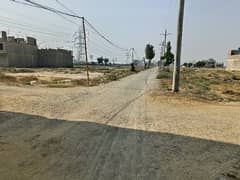 120 sq yard WEST OPEN 40 ft road plot in SAADI GARDEN BLOCK 4