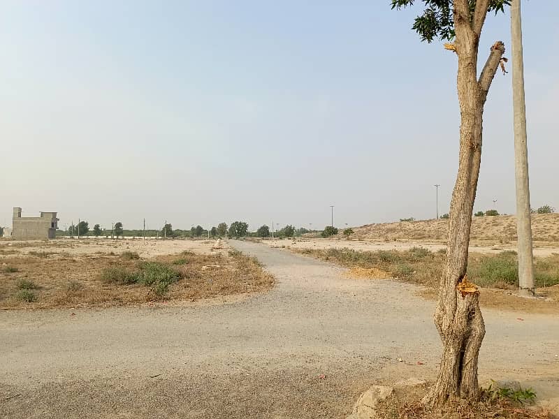 120 sq yard WEST OPEN 40 ft road plot in SAADI GARDEN BLOCK 4 5